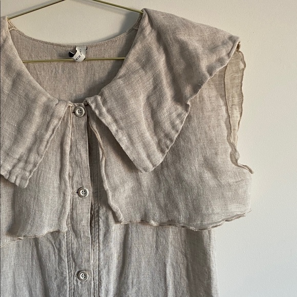 Ingrid Munt Linen Collar Dress / Duster - Picture 3 of 8